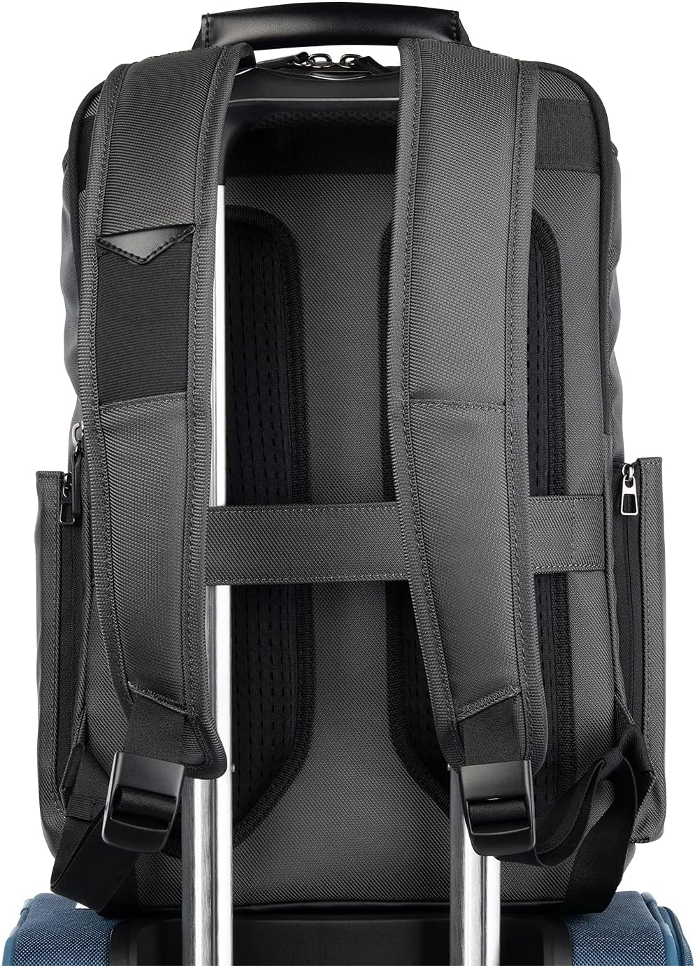Crew Executive Choice 3 Slim Backpack fits up to 15.6" Laptops and Tablets, Men and Women, Water-Resistant, Patriot Blue