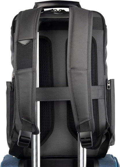 Crew Executive Choice 3 Slim Backpack fits up to 15.6" Laptops and Tablets, Men and Women, Water-Resistant, Patriot Blue