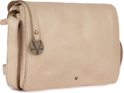 Genuine Italian Leather Small Crossbody Sling Bag – Trendy Casual Office Bag with Adjustable Strap