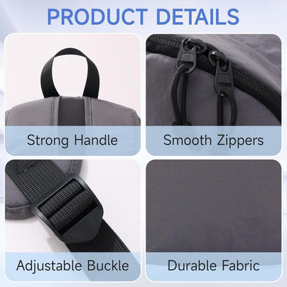 Hiking Backpack for Women Men 16L,Lightweight Foldable Backpack,Packable Hiking Daypack for Travel Camping Outdoor,Beige