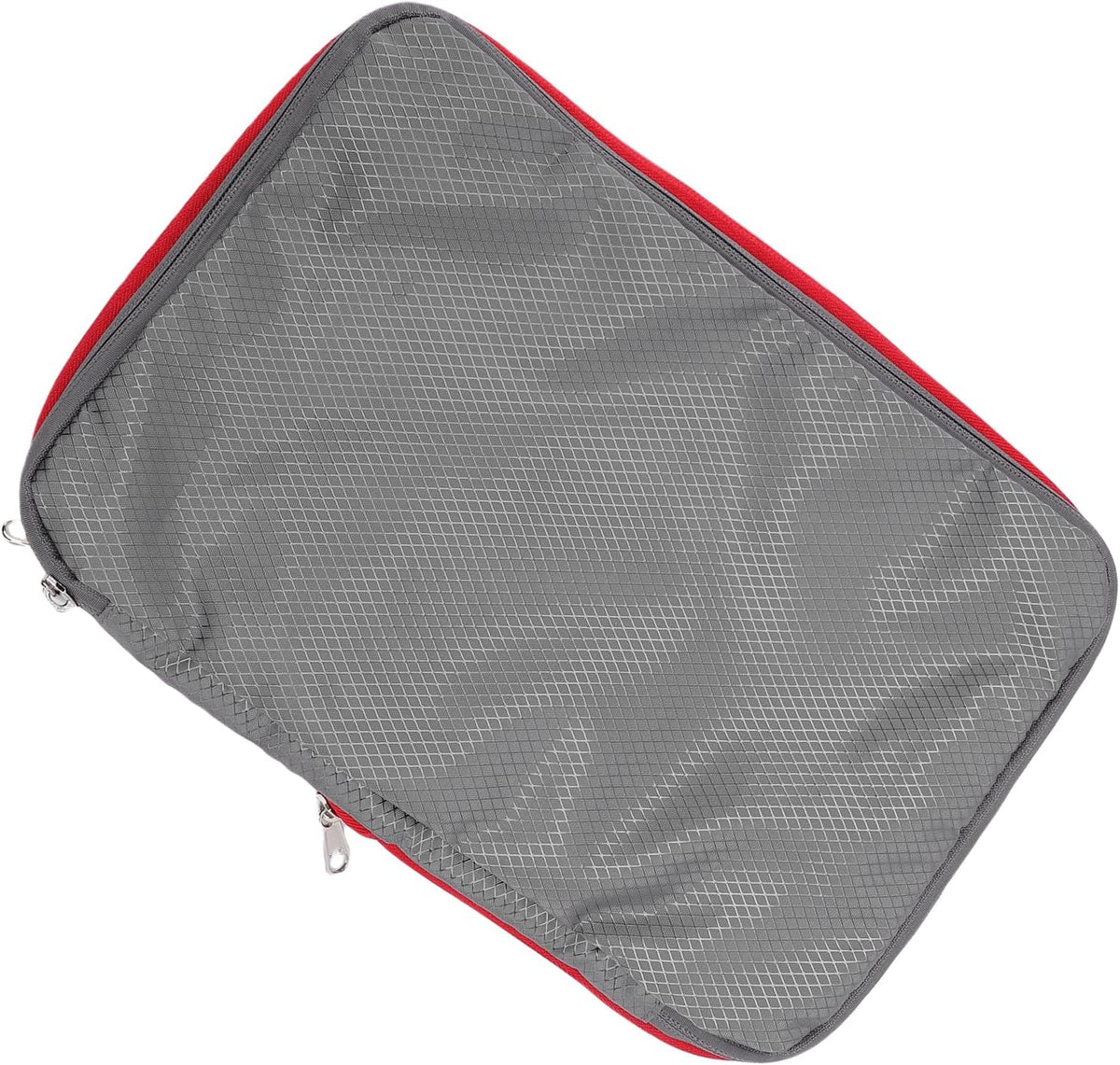 Compression Storage Bag, 9 Liters with Wet Dry Separation for Travel Suitcase Lightweight Nylon Packing Cube with Wet Dry Compartments for Clothes Shoes (GREY)