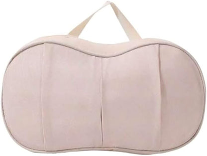 Travel Underwear Organizer Bag 1pc Lightweight Bra Storage Bag, Waterproof Lingerie Organizer - Portable Underwear & Box for Women(Beige)