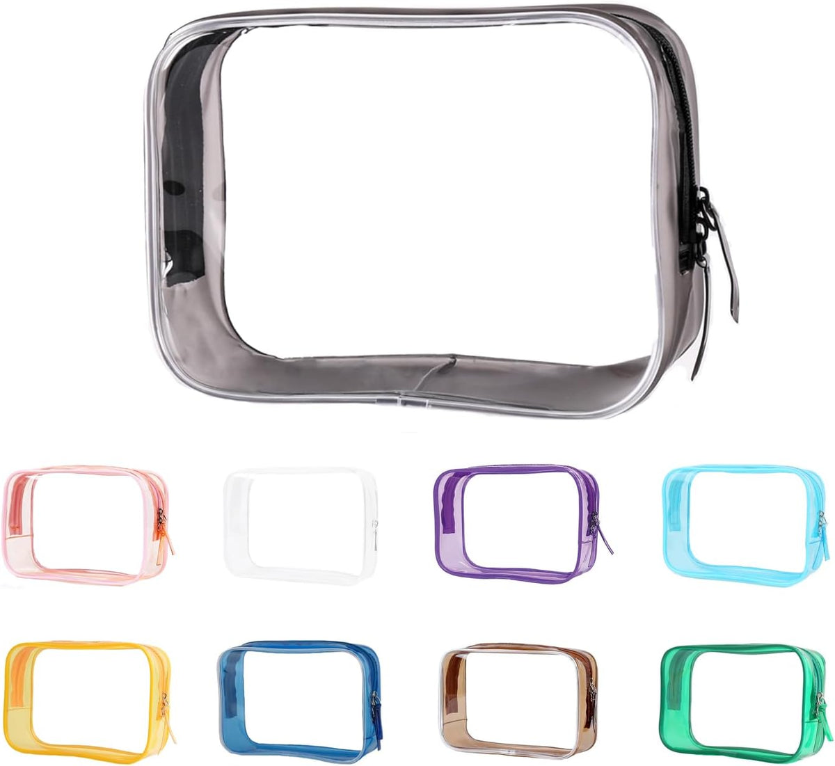 Clear Travel Bags for Toiletries, Lightweight Toiletry Bag, Multipurpose Transparent TSA Cosmetic Bag