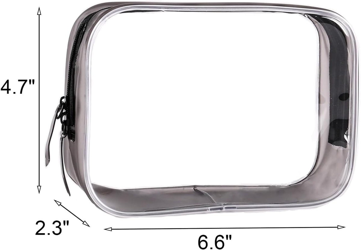 Clear Travel Bags for Toiletries, Lightweight Toiletry Bag, Multipurpose Transparent TSA Cosmetic Bag