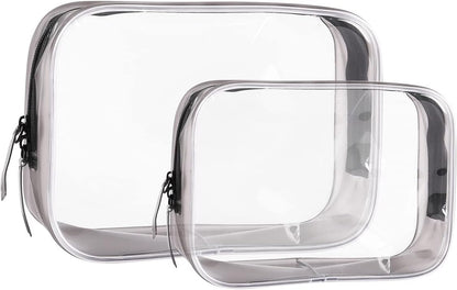 Clear Travel Bags for Toiletries, Lightweight Toiletry Bag, Multipurpose Transparent TSA Cosmetic Bag