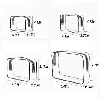 Clear Travel Bags for Toiletries, Lightweight Toiletry Bag, Multipurpose Transparent TSA Cosmetic Bag