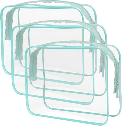 Clear Travel Bags for Toiletries, Lightweight Toiletry Bag, Multipurpose Transparent TSA Cosmetic Bag