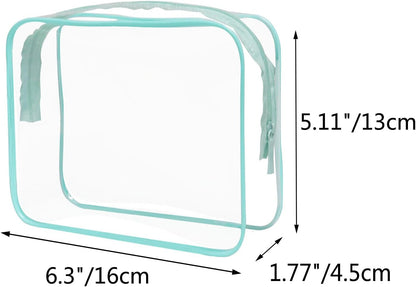 Clear Travel Bags for Toiletries, Lightweight Toiletry Bag, Multipurpose Transparent TSA Cosmetic Bag