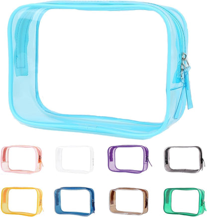 Clear Travel Bags for Toiletries, Lightweight Toiletry Bag, Multipurpose Transparent TSA Cosmetic Bag