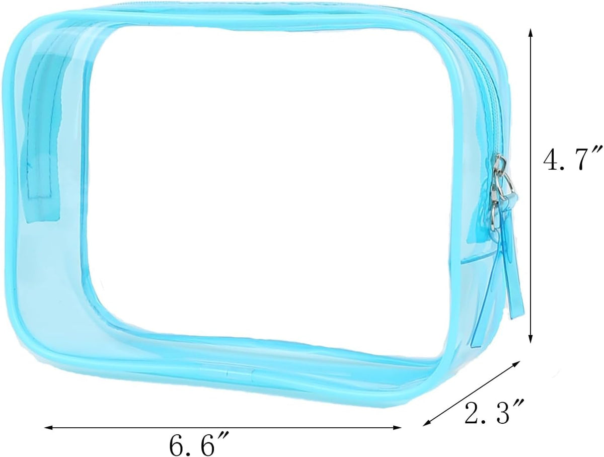 Clear Travel Bags for Toiletries, Lightweight Toiletry Bag, Multipurpose Transparent TSA Cosmetic Bag