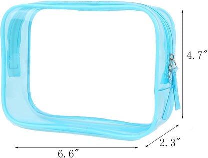 Clear Travel Bags for Toiletries, Lightweight Toiletry Bag, Multipurpose Transparent TSA Cosmetic Bag