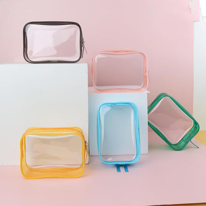 Clear Travel Bags for Toiletries, Lightweight Toiletry Bag, Multipurpose Transparent TSA Cosmetic Bag
