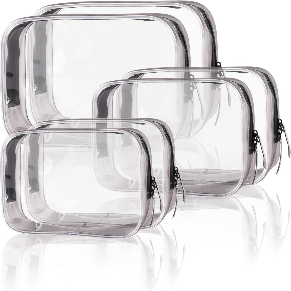 Clear Travel Bags for Toiletries, Lightweight Toiletry Bag, Multipurpose Transparent TSA Cosmetic Bag