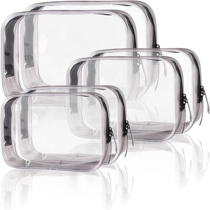 Clear Travel Bags for Toiletries, Lightweight Toiletry Bag, Multipurpose Transparent TSA Cosmetic Bag