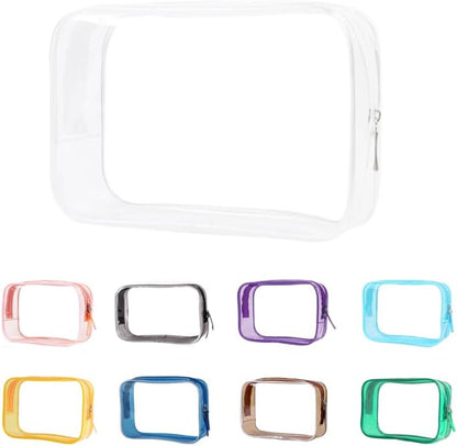 Clear Travel Bags for Toiletries, Lightweight Toiletry Bag, Multipurpose Transparent TSA Cosmetic Bag