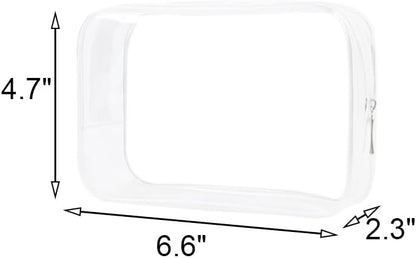 Clear Travel Bags for Toiletries, Lightweight Toiletry Bag, Multipurpose Transparent TSA Cosmetic Bag