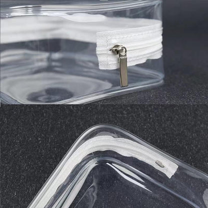 Clear Travel Bags for Toiletries, Lightweight Toiletry Bag, Multipurpose Transparent TSA Cosmetic Bag