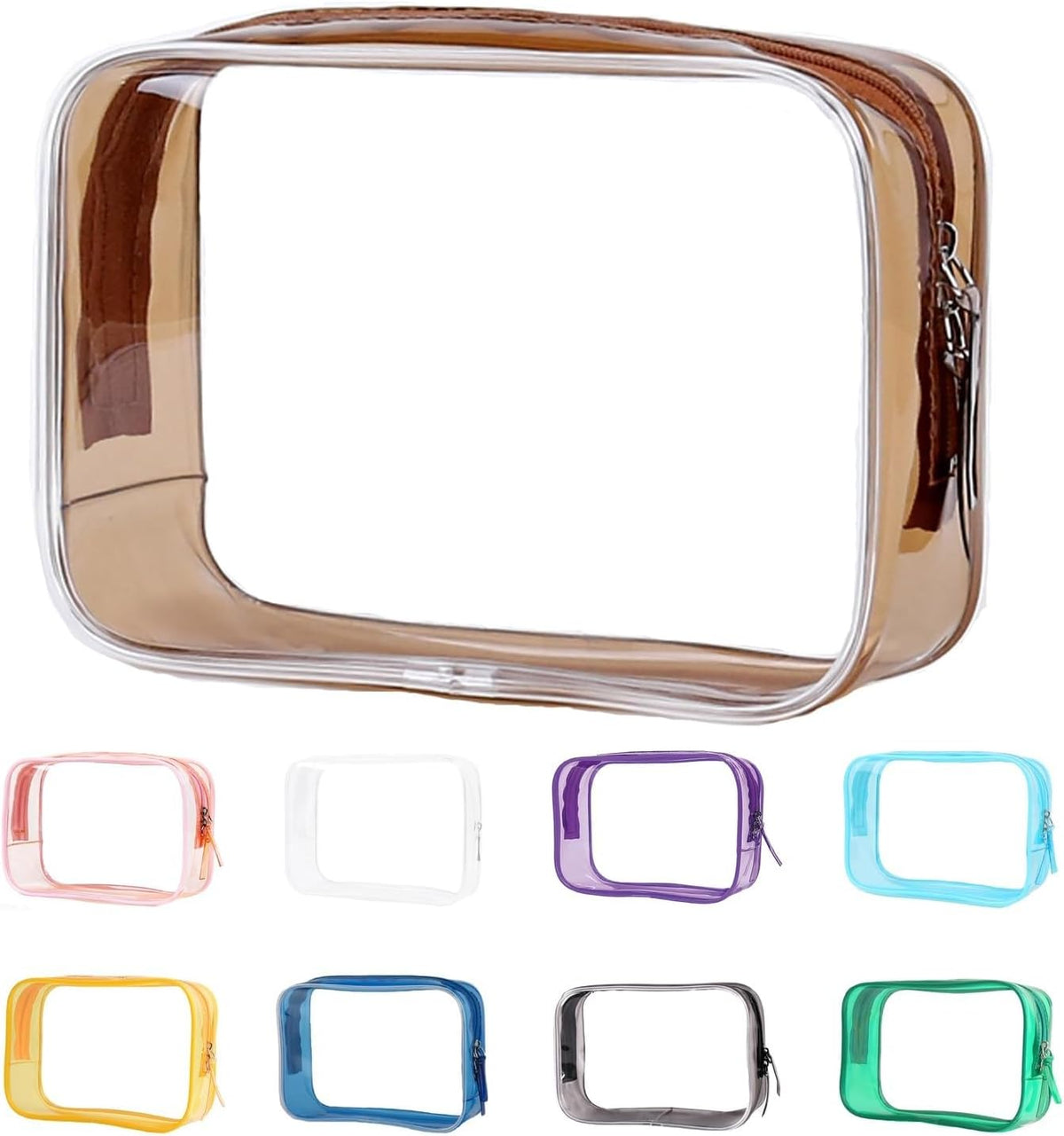 Clear Travel Bags for Toiletries, Lightweight Toiletry Bag, Multipurpose Transparent TSA Cosmetic Bag