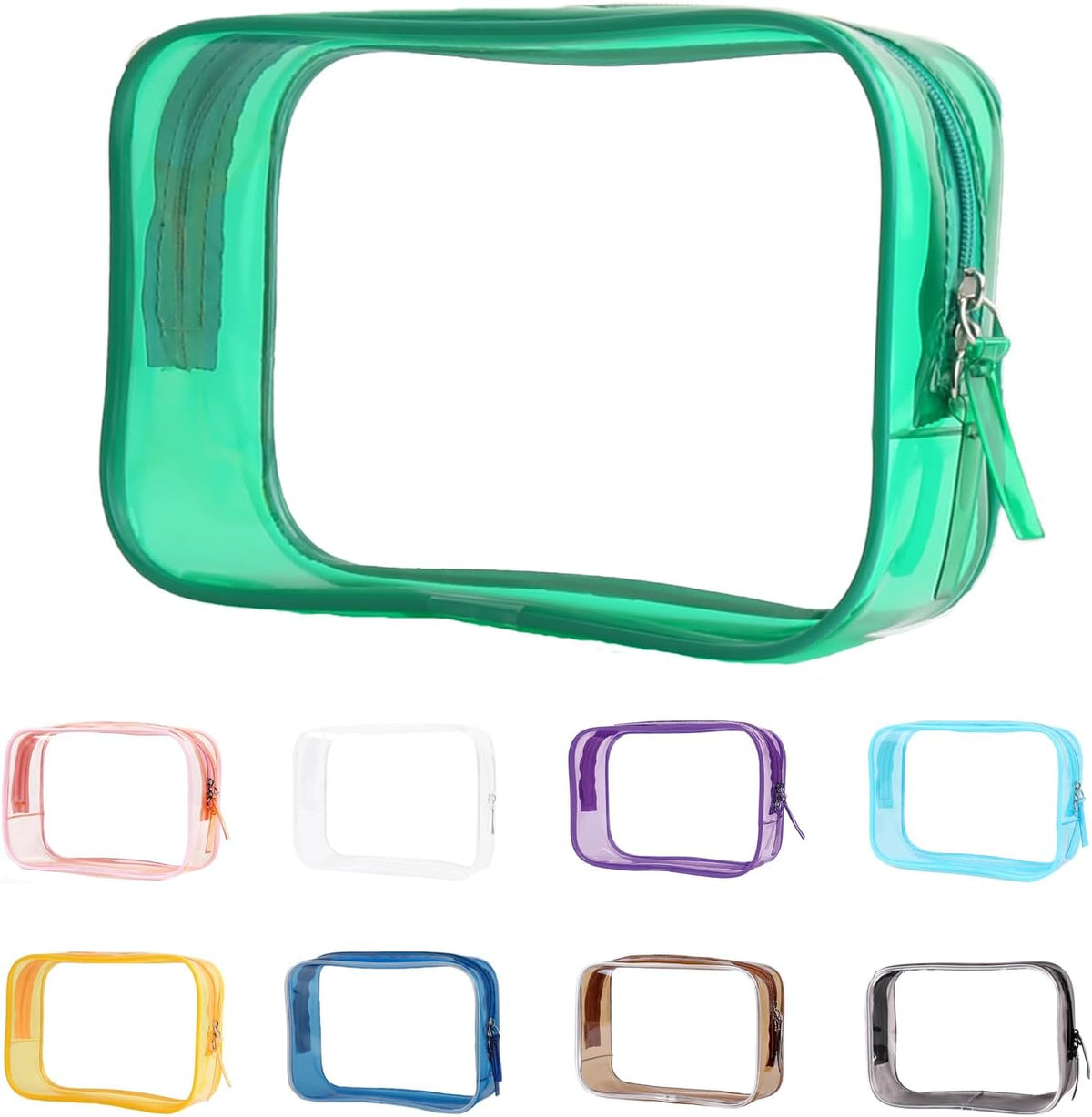 Clear Travel Bags for Toiletries, Lightweight Toiletry Bag, Multipurpose Transparent TSA Cosmetic Bag