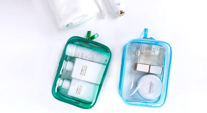 Clear Travel Bags for Toiletries, Lightweight Toiletry Bag, Multipurpose Transparent TSA Cosmetic Bag