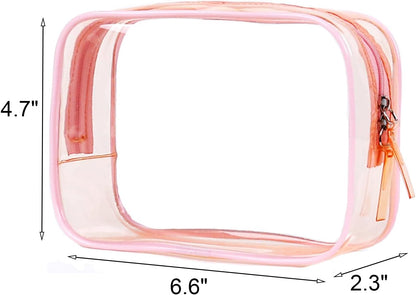 Clear Travel Bags for Toiletries, Lightweight Toiletry Bag, Multipurpose Transparent TSA Cosmetic Bag
