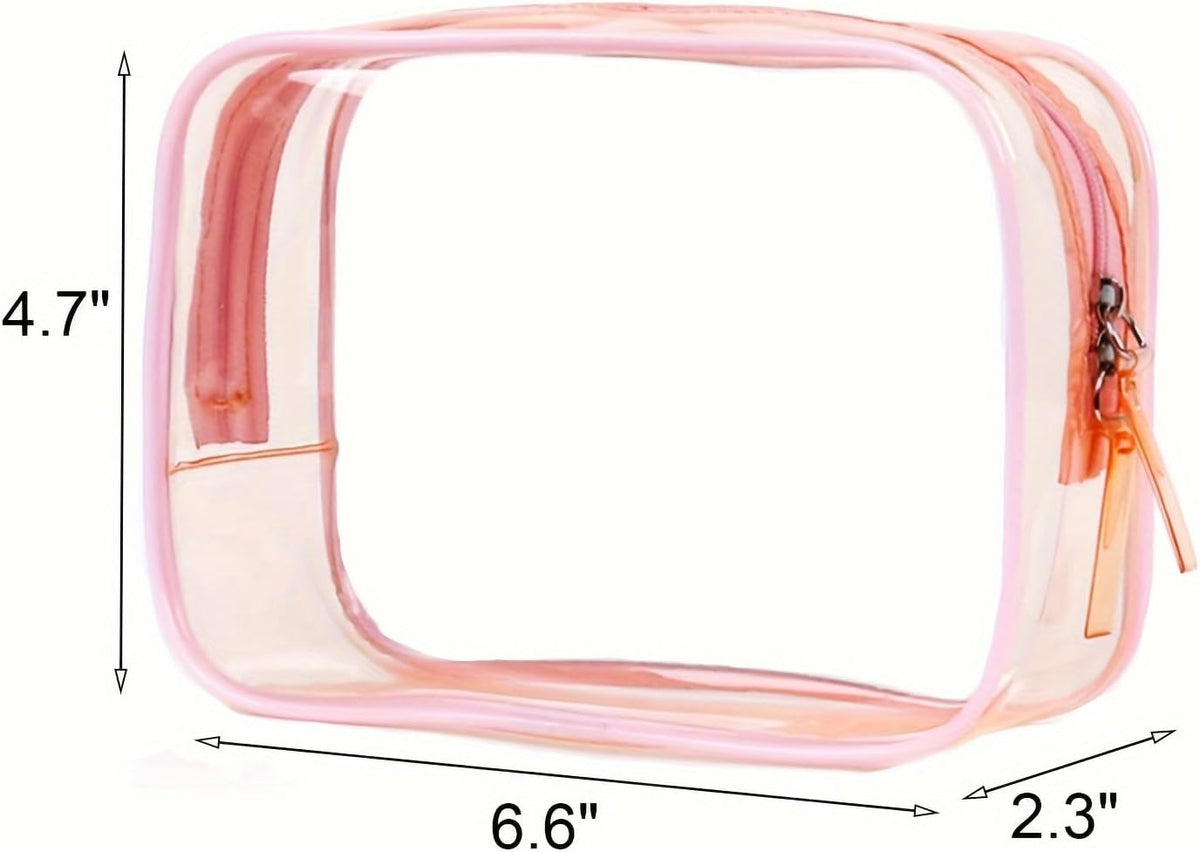 Clear Travel Bags for Toiletries, Lightweight Toiletry Bag, Multipurpose Transparent TSA Cosmetic Bag