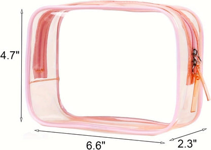 Clear Travel Bags for Toiletries, Lightweight Toiletry Bag, Multipurpose Transparent TSA Cosmetic Bag