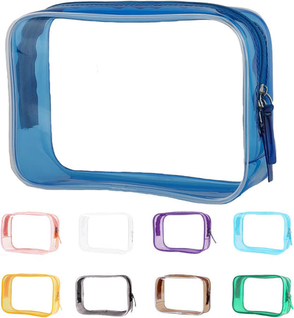 Clear Travel Bags for Toiletries, Lightweight Toiletry Bag, Multipurpose Transparent TSA Cosmetic Bag