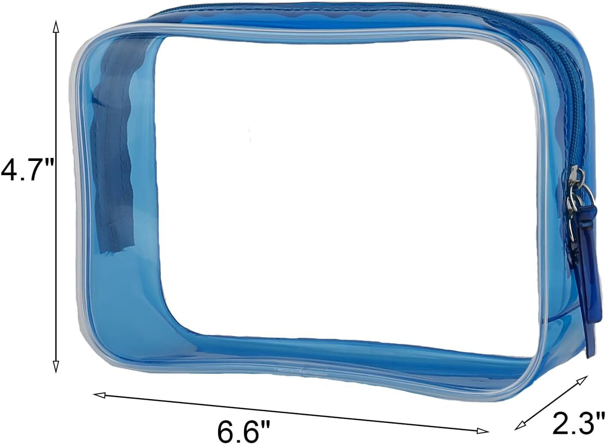 Clear Travel Bags for Toiletries, Lightweight Toiletry Bag, Multipurpose Transparent TSA Cosmetic Bag