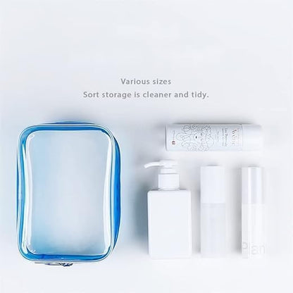 Clear Travel Bags for Toiletries, Lightweight Toiletry Bag, Multipurpose Transparent TSA Cosmetic Bag