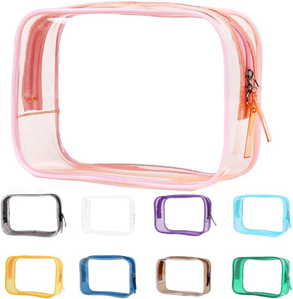 Clear Travel Bags for Toiletries, Lightweight Toiletry Bag, Multipurpose Transparent TSA Cosmetic Bag