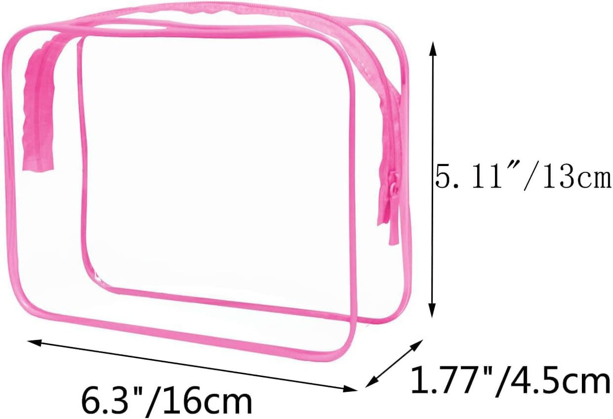 Clear Travel Bags for Toiletries, Lightweight Toiletry Bag, Multipurpose Transparent TSA Cosmetic Bag
