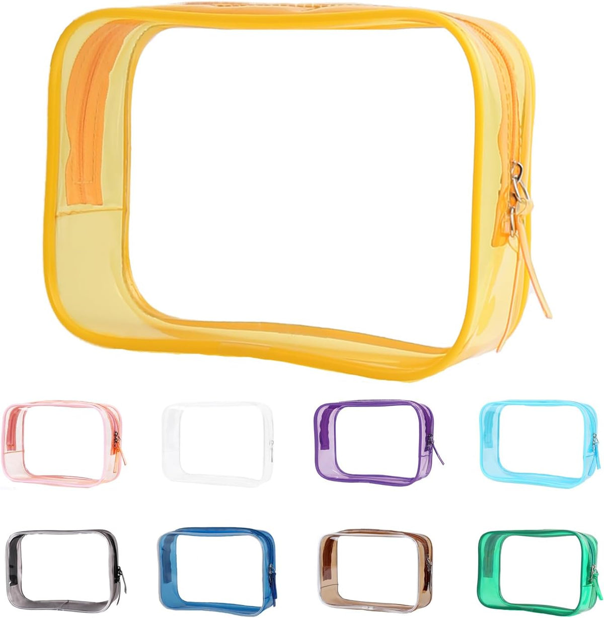 Clear Travel Bags for Toiletries, Lightweight Toiletry Bag, Multipurpose Transparent TSA Cosmetic Bag