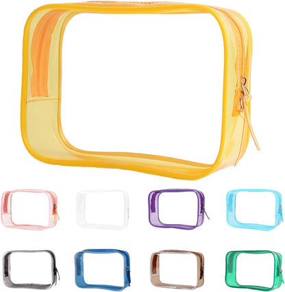 Clear Travel Bags for Toiletries, Lightweight Toiletry Bag, Multipurpose Transparent TSA Cosmetic Bag