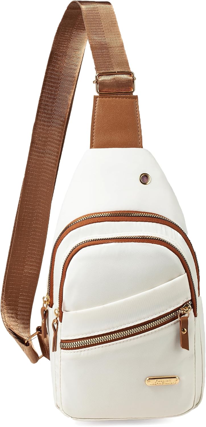 Small Sling Bag Casual Crossbody Sling Backpack for Women Men, Trendy Cross Body Daypack Backpack