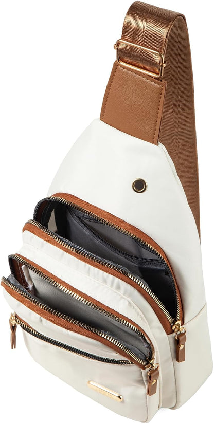 Small Sling Bag Casual Crossbody Sling Backpack for Women Men, Trendy Cross Body Daypack Backpack