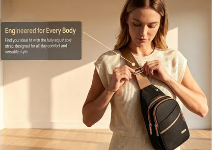 Small Sling Bag Casual Crossbody Sling Backpack for Women Men, Trendy Cross Body Daypack Backpack
