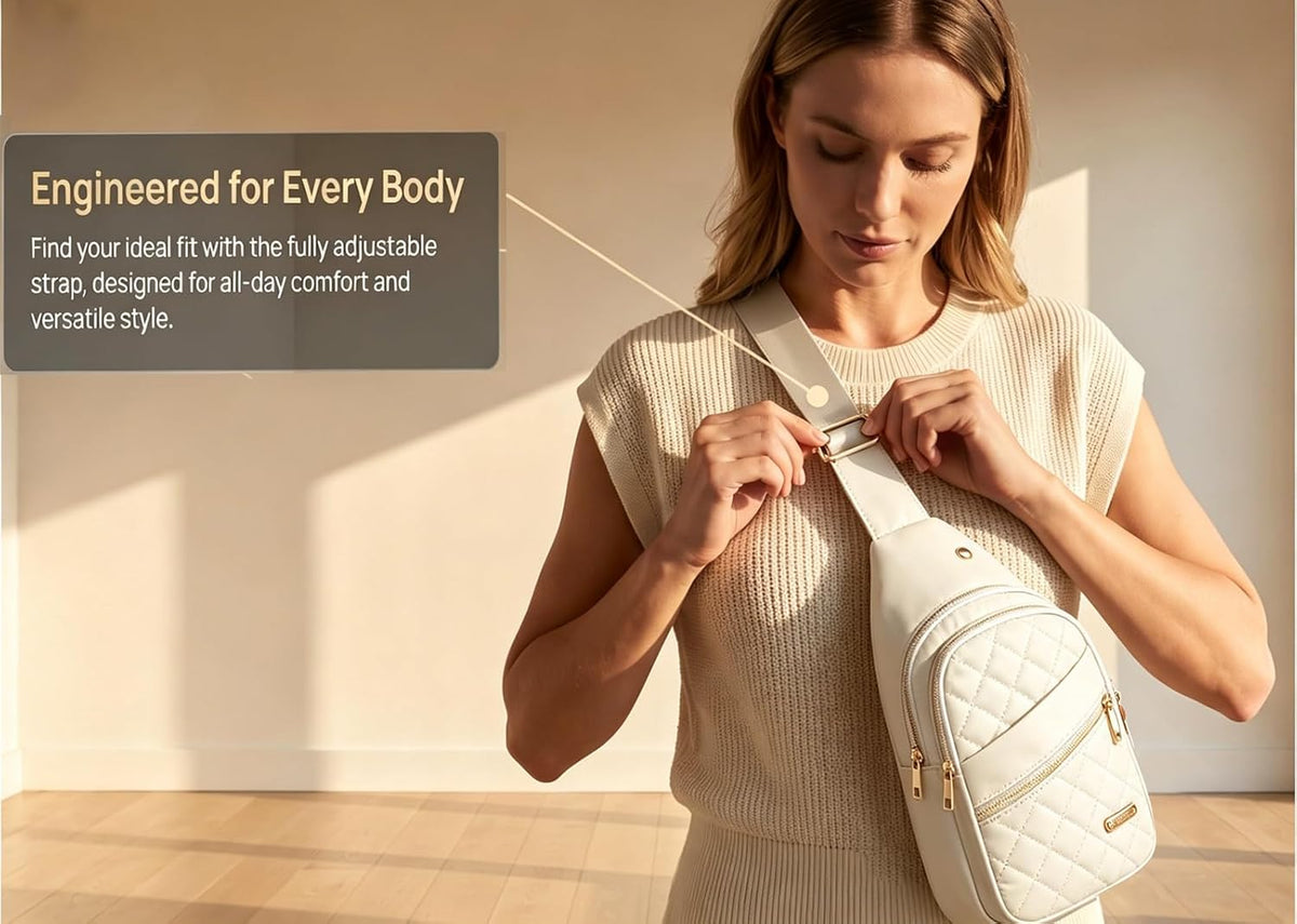 Small Sling Bag Casual Crossbody Sling Backpack for Women Men, Trendy Cross Body Daypack Backpack
