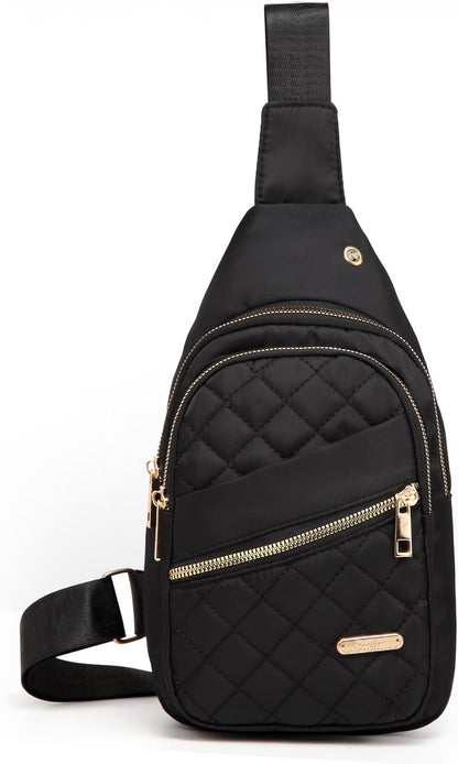 Small Sling Bag Casual Crossbody Sling Backpack for Women Men, Trendy Cross Body Daypack Backpack