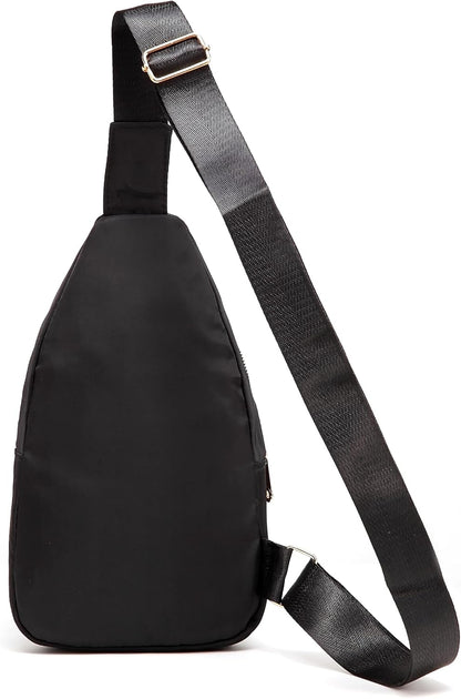 Small Sling Bag Casual Crossbody Sling Backpack for Women Men, Trendy Cross Body Daypack Backpack