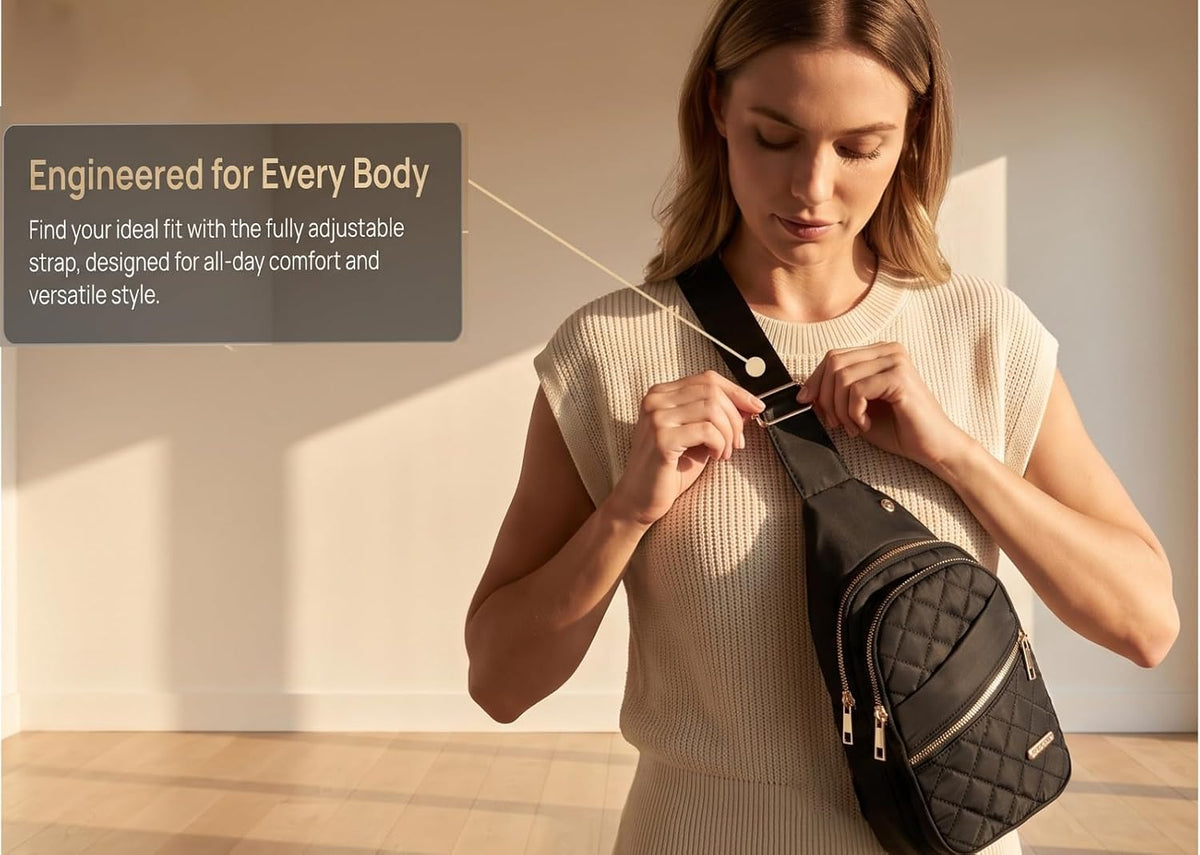 Small Sling Bag Casual Crossbody Sling Backpack for Women Men, Trendy Cross Body Daypack Backpack