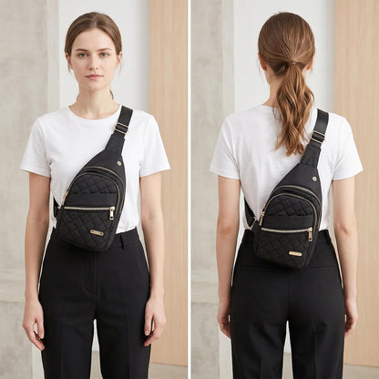 Small Sling Bag Casual Crossbody Sling Backpack for Women Men, Trendy Cross Body Daypack Backpack