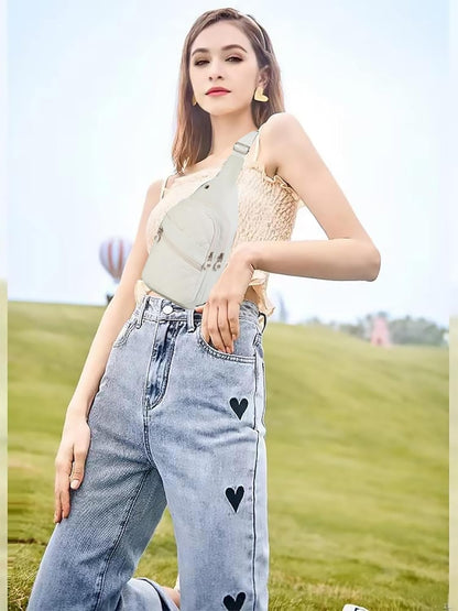 Small Sling Bag Casual Crossbody Sling Backpack for Women Men, Trendy Cross Body Daypack Backpack