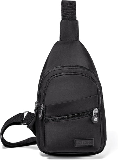 Small Sling Bag Casual Crossbody Sling Backpack for Women Men, Trendy Cross Body Daypack Backpack