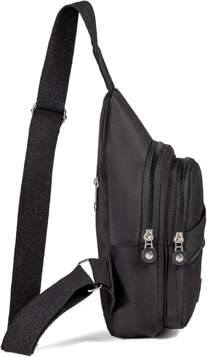 Small Sling Bag Casual Crossbody Sling Backpack for Women Men, Trendy Cross Body Daypack Backpack