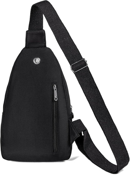 Small Sling Bag Casual Crossbody Sling Backpack for Women Men, Trendy Cross Body Daypack Backpack