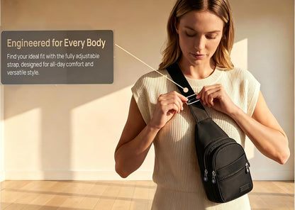 Small Sling Bag Casual Crossbody Sling Backpack for Women Men, Trendy Cross Body Daypack Backpack