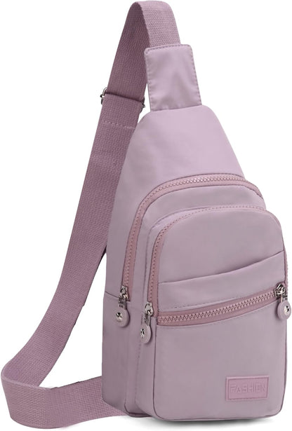 Small Sling Bag Casual Crossbody Sling Backpack for Women Men, Trendy Cross Body Daypack Backpack