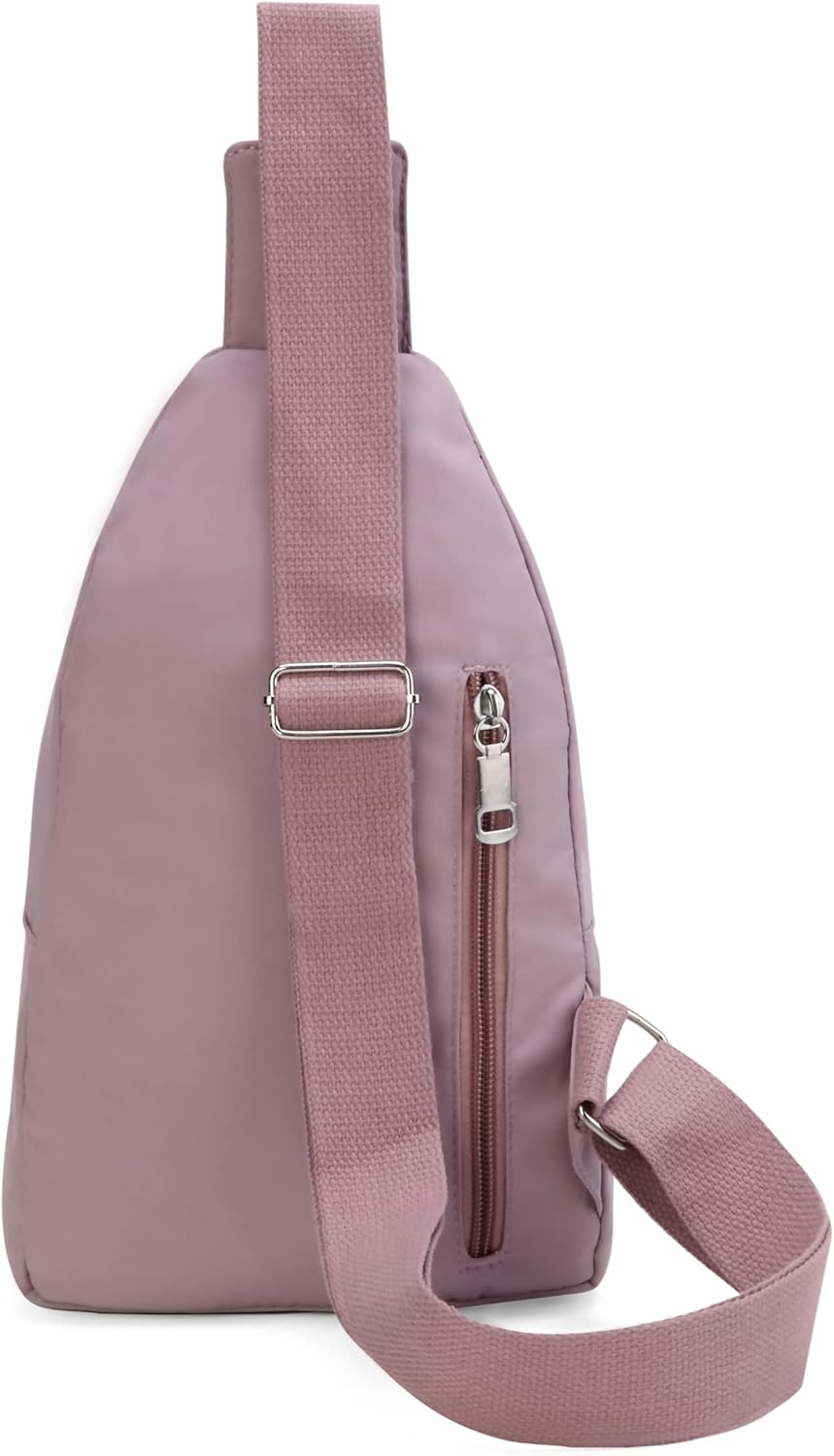 Small Sling Bag Casual Crossbody Sling Backpack for Women Men, Trendy Cross Body Daypack Backpack