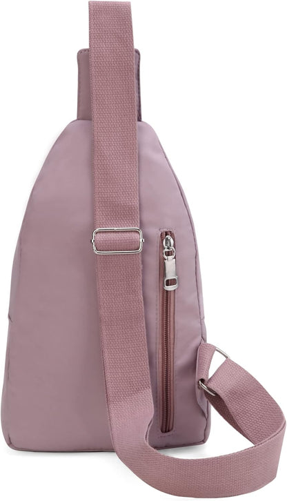 Small Sling Bag Casual Crossbody Sling Backpack for Women Men, Trendy Cross Body Daypack Backpack